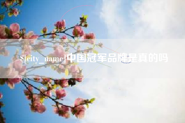 南平中国冠军品牌是真的吗