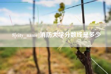 南平消防大学分数线是多少