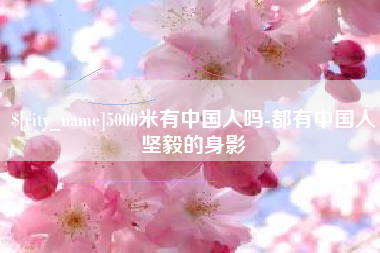 南平5000米有中国人吗-都有中国人坚毅的身影