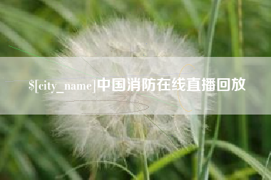 南平中国消防在线直播回放