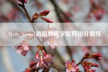 南平消防救援学院四川分数线