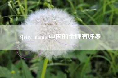 南平中国的金牌有好多