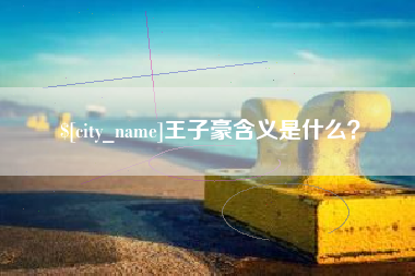 南平王子豪含义是什么？