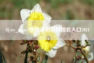南平中国消防官网报名入口2024