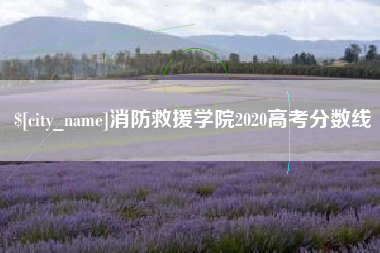 南平消防救援学院2020高考分数线