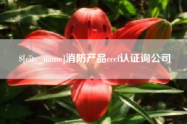南平消防产品cccf认证询公司