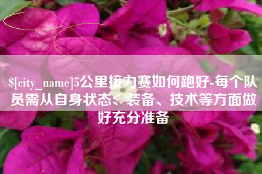 南平5公里接力赛如何跑好-每个队员需从自身状态、装备、技术等方面做好充分准备