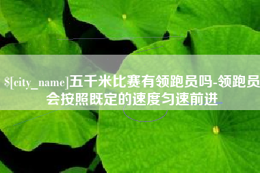 南平五千米比赛有领跑员吗-领跑员会按照既定的速度匀速前进