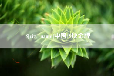 南平中国19块金牌