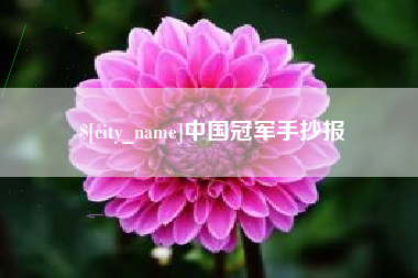 南平中国冠军手抄报