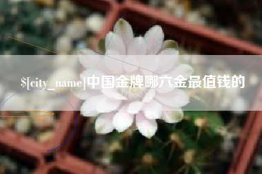南平中国金牌哪六金最值钱的