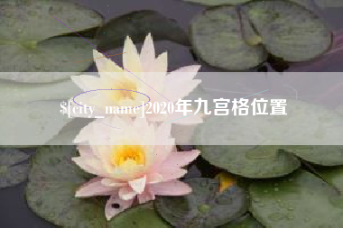 南平2020年九宫格位置