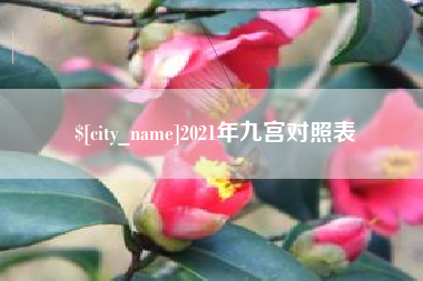 南平2021年九宫对照表