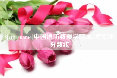南平中国消防救援学院2021年招生分数线