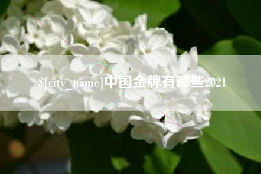 南平中国金牌有哪些2021