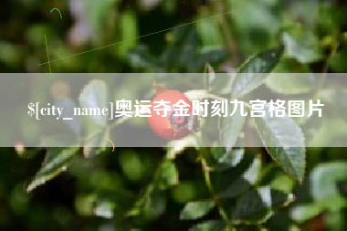 南平奥运夺金时刻九宫格图片